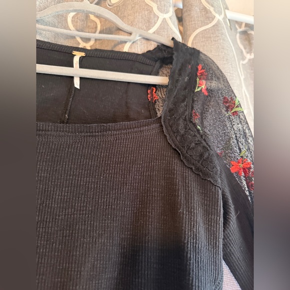 Free people lace long sleeve top - Picture 7 of 8